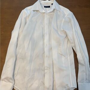 Elegant White Dress Shirt for Men